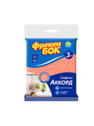 Биг Сити Салфетки целлюлозные Аккорд 3 шт