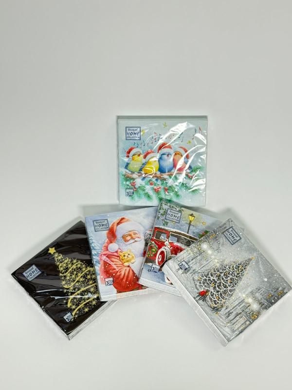 Банкетная НГ 33*33 3сл 20 лист 