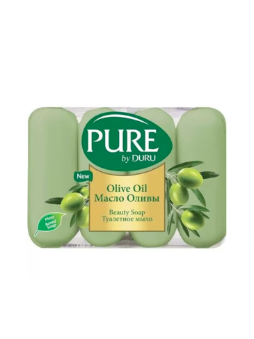 Дуру Мыло 4*85г PURE&NATUR Масло Оливы 