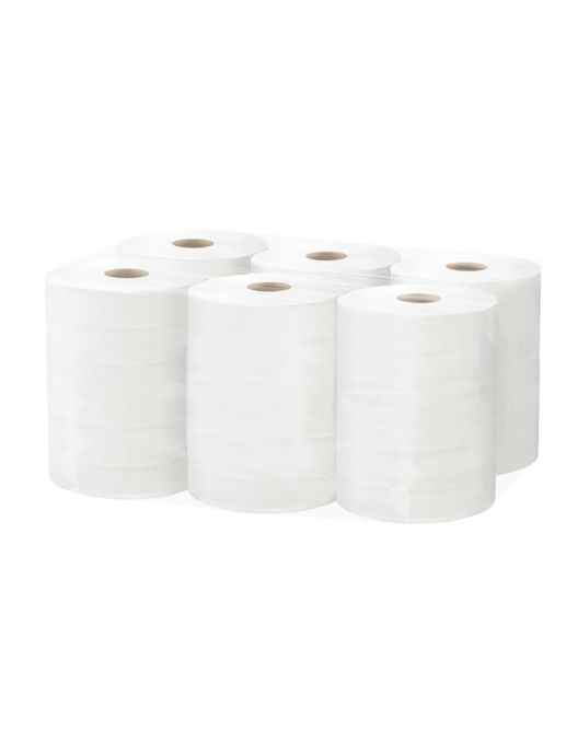 Плюше Полотенце бумаж Prof 2-150-6цц центр.вытяжка в.2см.,2-хсл (цена за 6 шт)