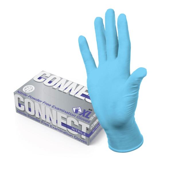 Перчатки CONNECT ULTRA смотр нестер нитрил (XL) (90 пар)