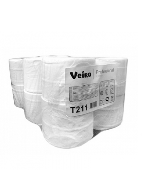 Туалетная бумага с центр. вытяжкой 2-сл Veiro Professional Comfort T211 (1пак=12рул) 80м