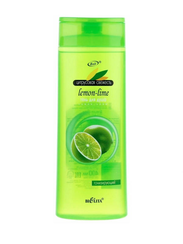 Белита Цитрусовая Свежесть Гель для душа ЛИМОН-ЛАЙМ 400мл
