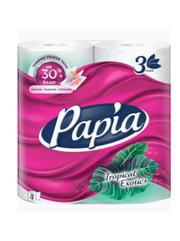 Папия Туал бум 4шт. Тропическая экзотика 3сл
