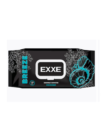 EXXE MEN Салф влаж 120 шт (Микс Breeze&Silver) 
