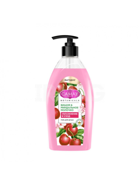 Гель д/душа КАМЕЙ Вишня и минд.молочко 750 мл