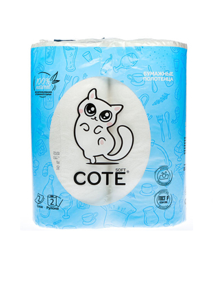 Бумажное полотенце Cote 2 шт 2 слоя