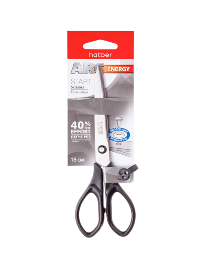 Ножницы 180мм Hatber START Лёгкий Рез SC_061310 европодвес